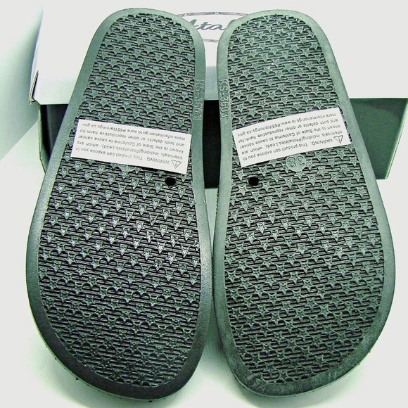 Atalina Women's Slides Rhinestone Glitter Slip Ons - Picture 7 of 11